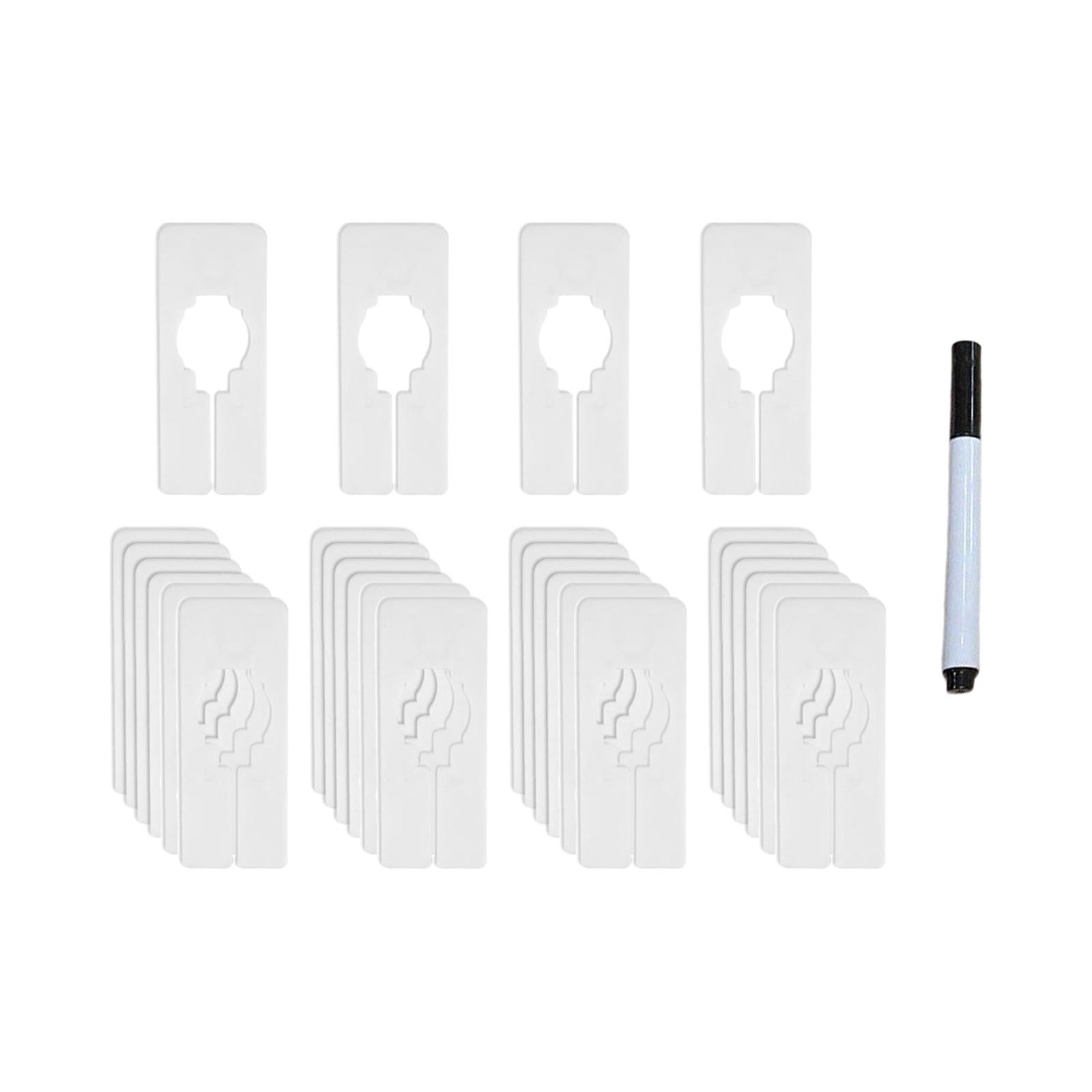 Baby Clothing Hanger Dividers - 28x Clothing Size Closet Rack Dividers
