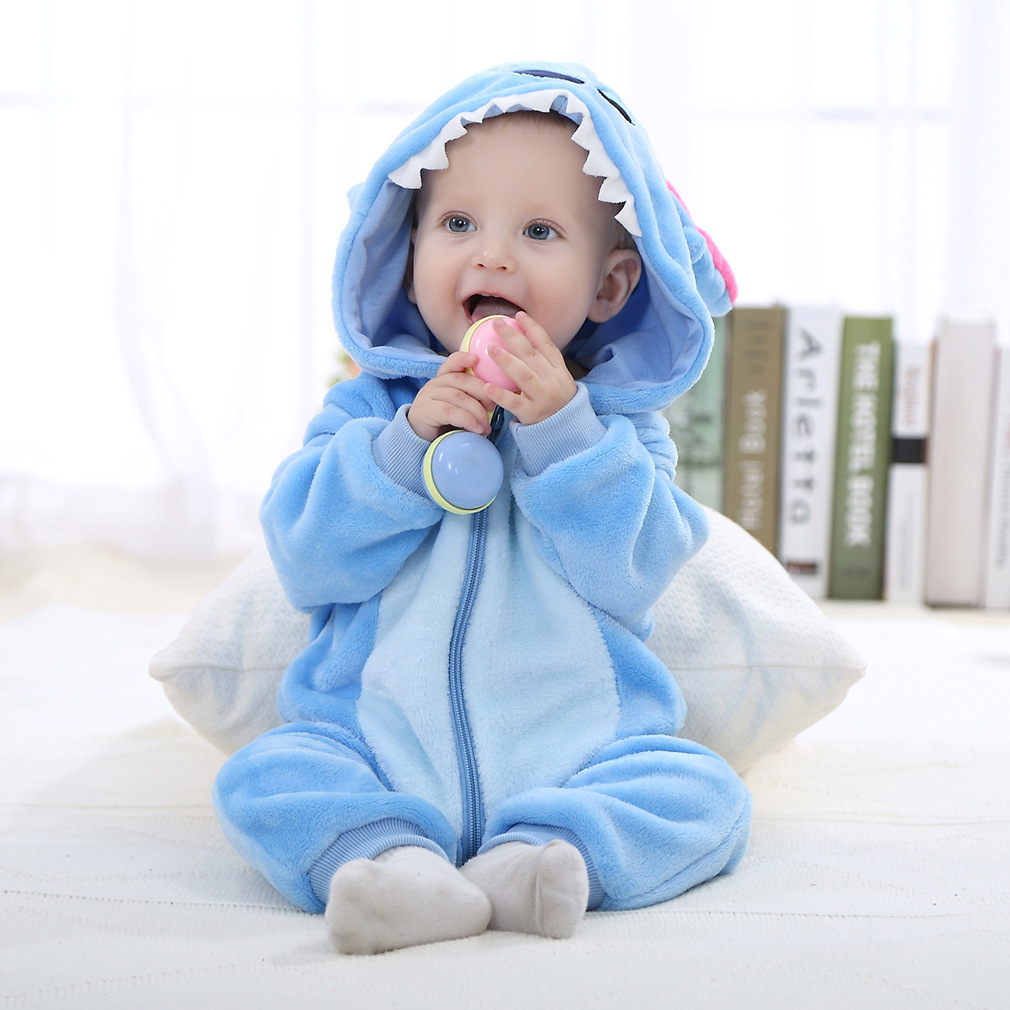 Baby Clothing Factory Shop - Baby Rompers Kids Cosplay Winter Flannel