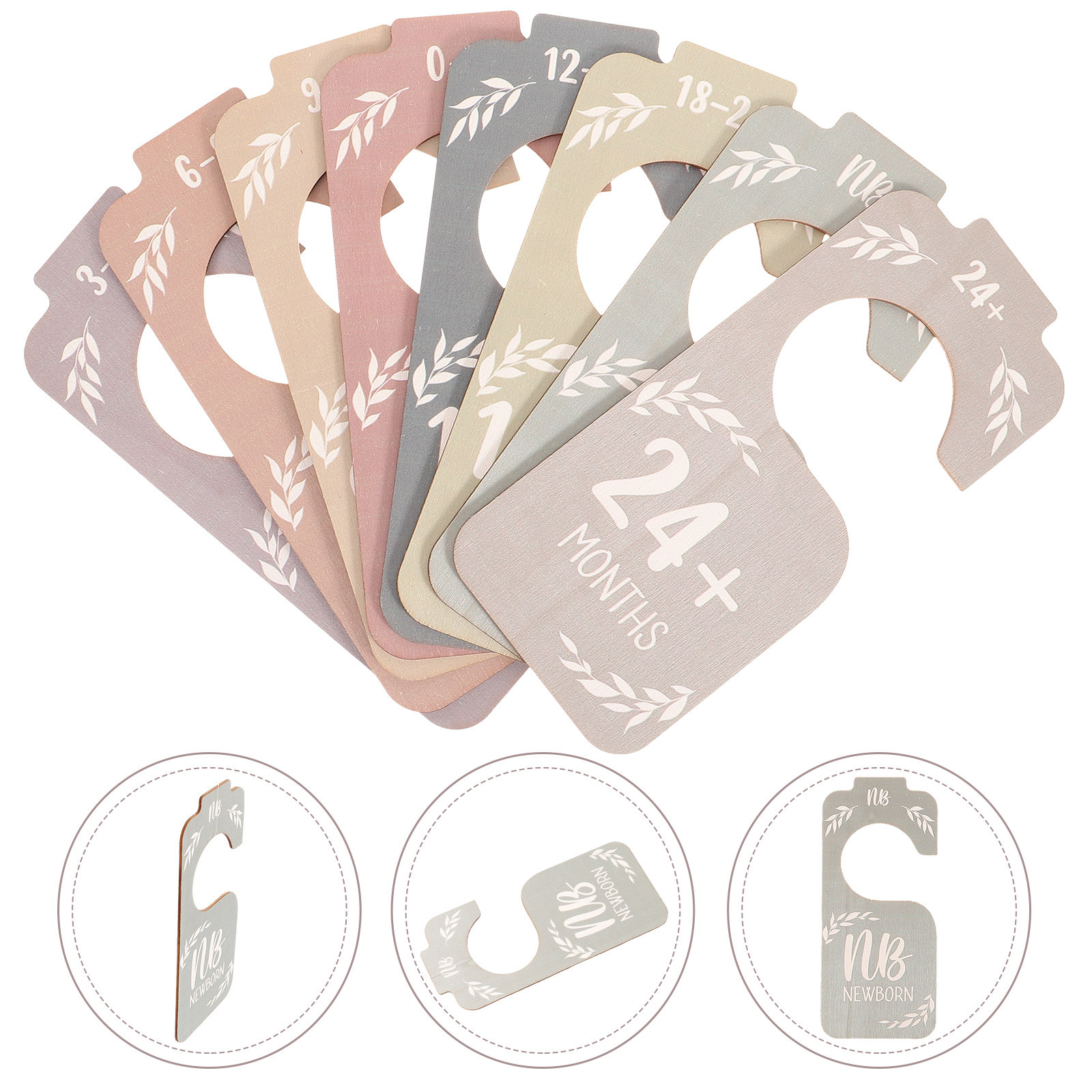 8Pcs Baby Clothes Size Divider - огляд і ціна Baby Clothing Hanger Dividers