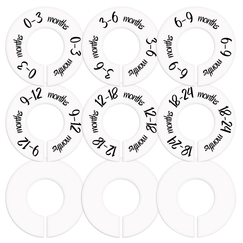 100pcs Multi Size Baby Kids Cl - огляд і ціна Baby Clothing Hanger Dividers