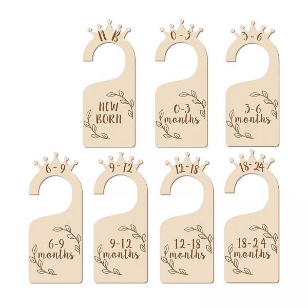 Baby Closet Dividers Wooden Wa - огляд і ціна Baby Clothing Hanger Dividers