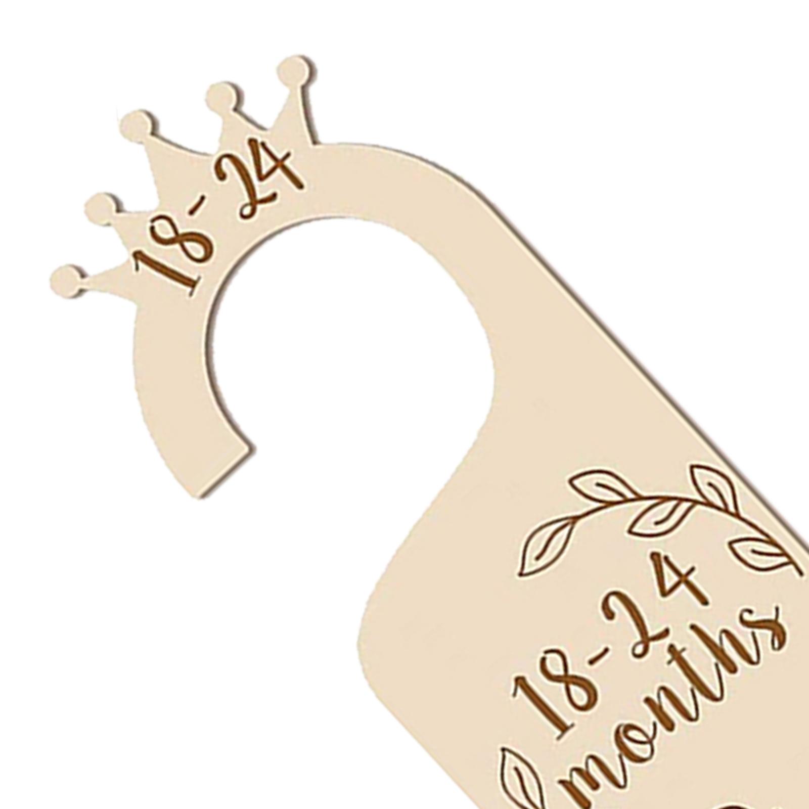 Baby Closet Dividers Wooden Wa - огляд і ціна Baby Clothing Hanger Dividers