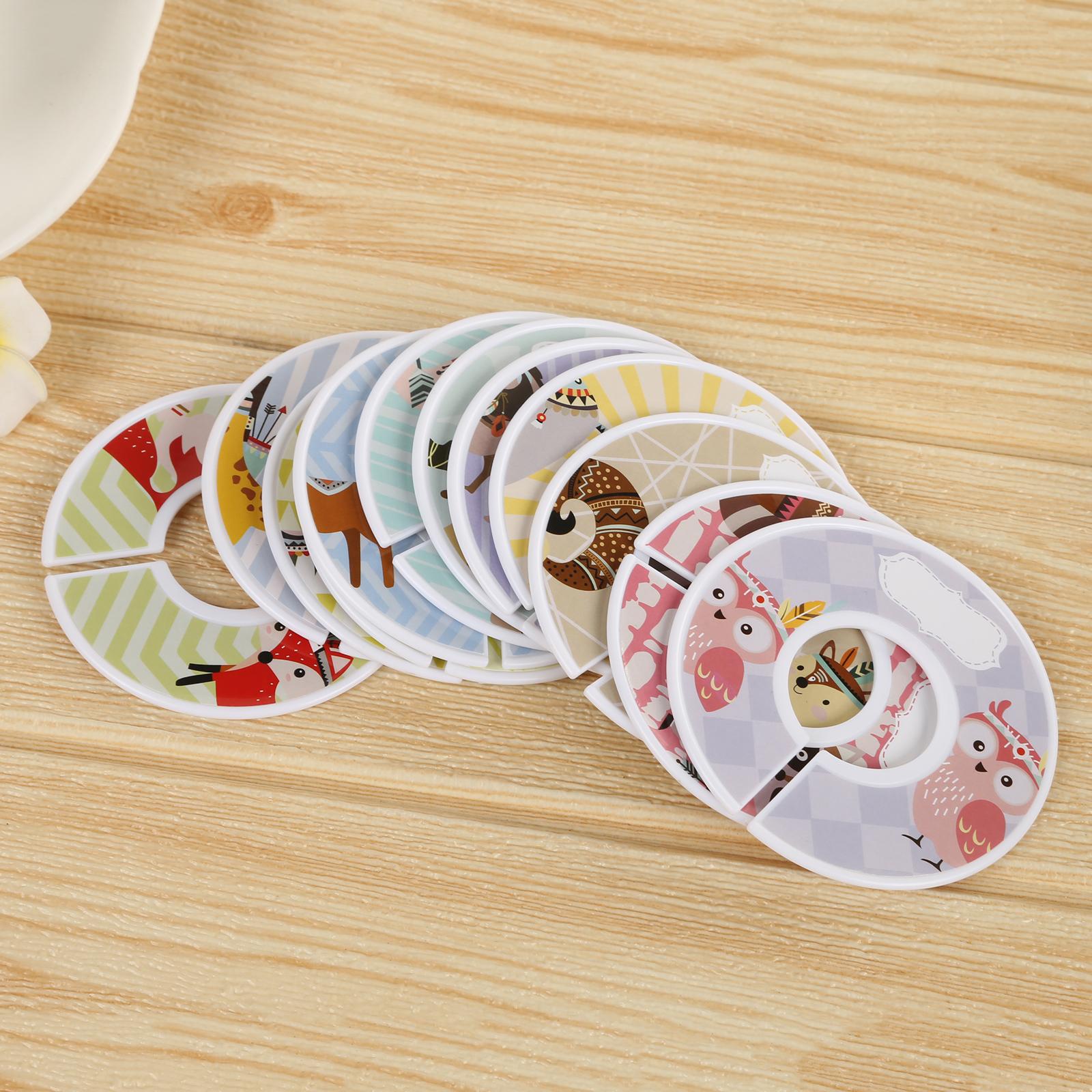 Blank Round Clothing Size Divi - огляд і ціна Baby Clothing Hanger Dividers