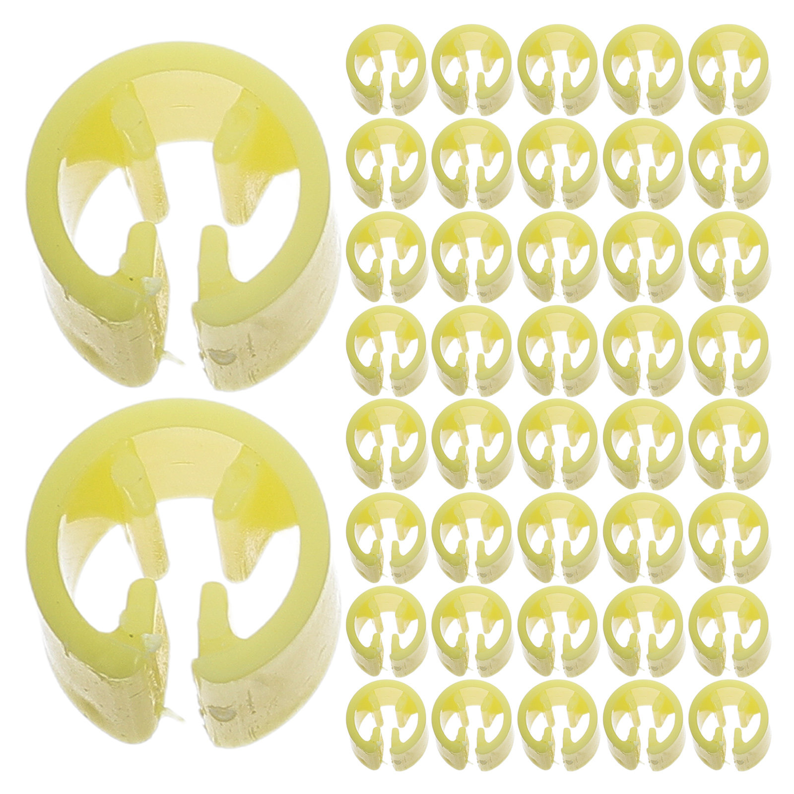 200Pcs Plastic Garment Size Ri - огляд і ціна Baby Clothing Hanger Dividers