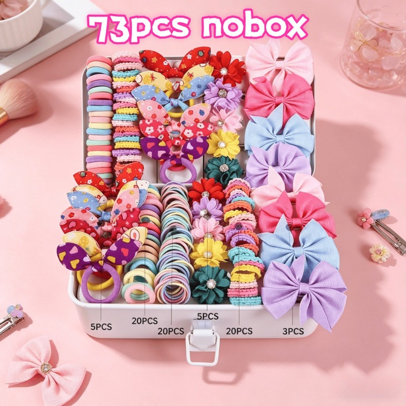 73PCS   New Fabric Girls Hair  - огляд і ціна Baby Clothing Material