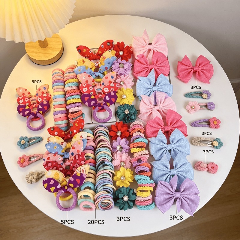 73PCS   New Fabric Girls Hair  - огляд і ціна Baby Clothing Material