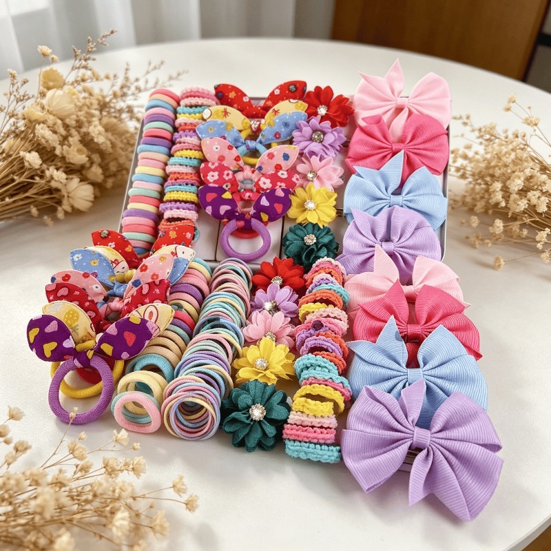 73PCS   New Fabric Girls Hair  - огляд і ціна Baby Clothing Material