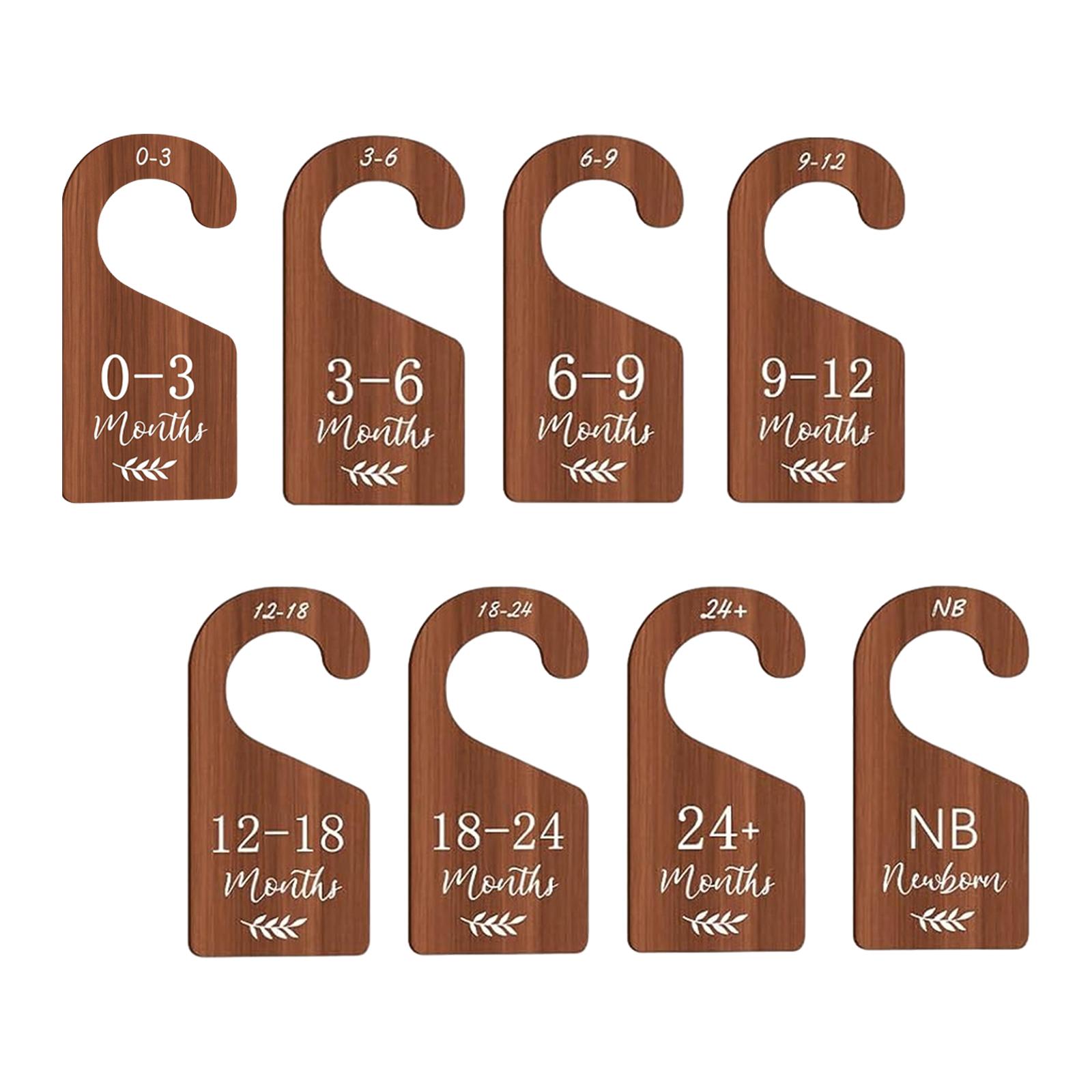 8Pcs Baby Closet Dividers Ward - огляд і ціна Baby Clothing Hanger Dividers