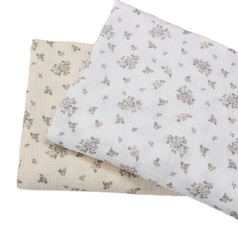 Flower Print Double Gauze Cott - огляд і ціна Baby Clothing Material